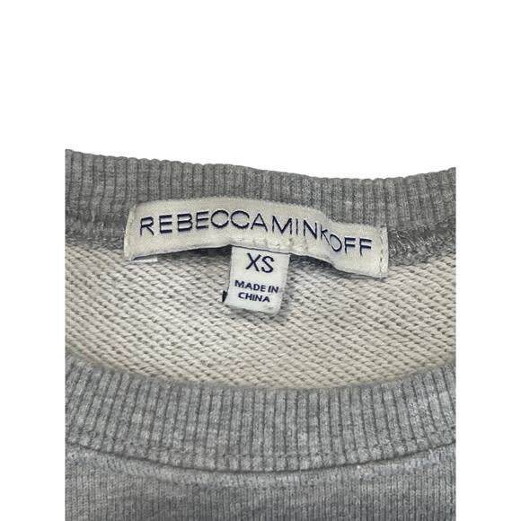 Rebecca Minkoff "Get Lost" Crewneck Sweatshirt Size XS Beach Vacation Comfort - Picture 4 of 8